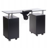 Manikúrní stolek + absorbér BD-3425-1 + P černý