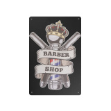 Plechová retro cedule Barbershop B015