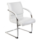 Konferenční židle / židle do čekárny BX-3339B bílá