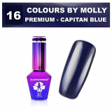 Gel lak Colours by Molly PREMIUM 10ml -CAPITAN BLUE-