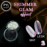 Pyl na zdobení nehtů - Efekt Shimmer Glam 02